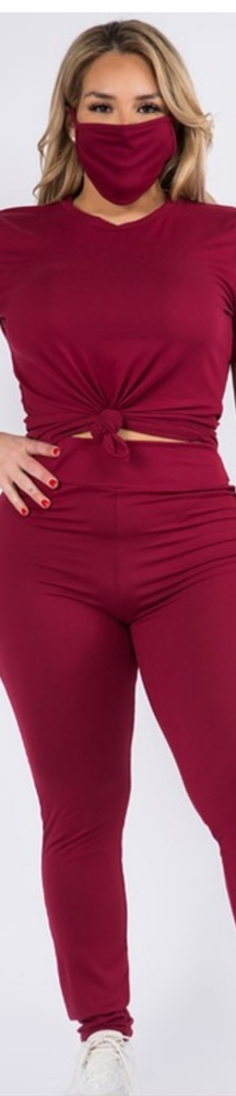 Lightweight 3 pieces sporty outfit set ultra soft